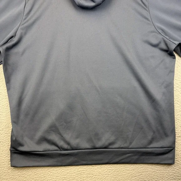 Under Armour Hoodie Mens 3XL Gray Fleece Pullover Sweatshirt Loose Fit Logo - Picture 8 of 13